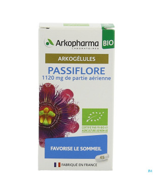 Arkogelules passiflore bio    caps 45 nf