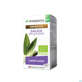 Arkogelules sauge bio caps 45 nf