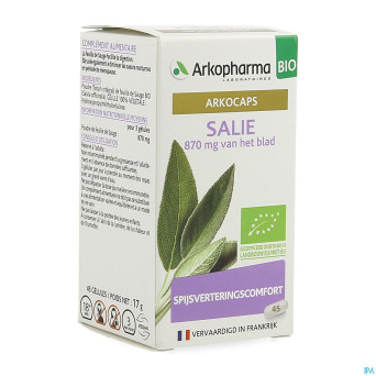 Arkogelules sauge bio caps 45 nf