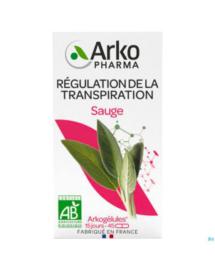 Arkogelules sauge bio caps 45 nf
