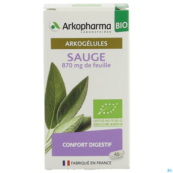 Arkogelules sauge bio caps 45 nf