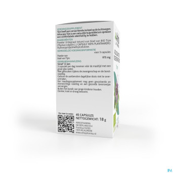 Arkogelules thym bio caps 45 nf