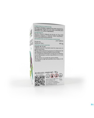 Arkogelules thym bio caps 45 nf