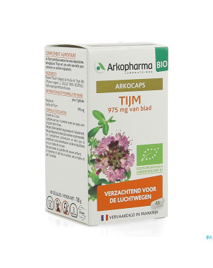 Arkogelules thym bio caps 45 nf