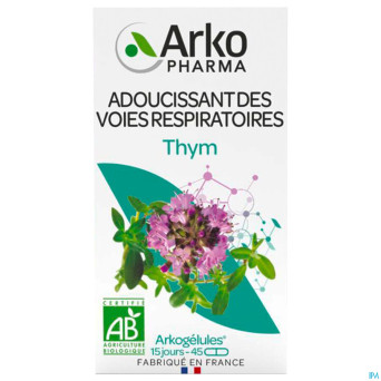 Arkogelules thym bio caps 45 nf