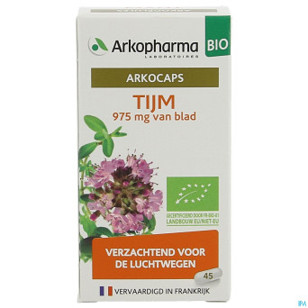 Arkogelules thym bio caps 45 nf