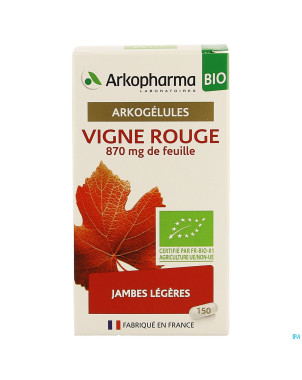 Arkogelules vigne rouge bio caps 150 nf