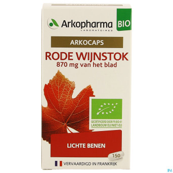 Arkogelules vigne rouge bio caps 150 nf
