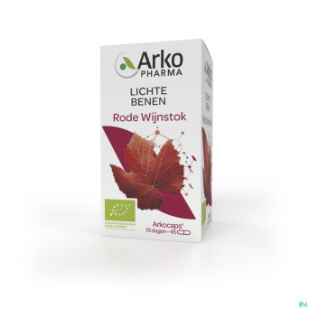 Arkogelules vigne rouge bio caps 45 nf
