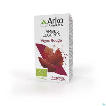 Arkogelules vigne rouge bio caps 45 nf