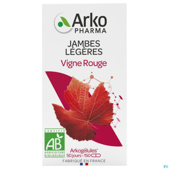 Arkogelules vigne rouge bio caps 45 nf