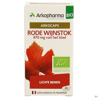 Arkogelules vigne rouge bio caps 45 nf