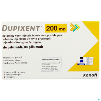 Dupixent 200mg sol inj stylo preremp. 1x2 175mg/ml