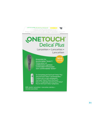 Onetouch delica plus lancettes  100