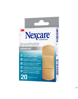 Nexcare 3m breath.univ.25x72mm strips 20 n0320ns-1
