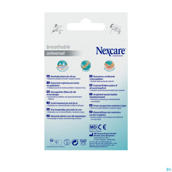 Nexcare 3m breath.univ.25x72mm strips 20 n0320ns-1