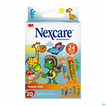 Nexcare 3m happy kids    strips 20 n0920nlw