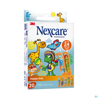Nexcare 3m happy kids    strips 20 n0920nlw