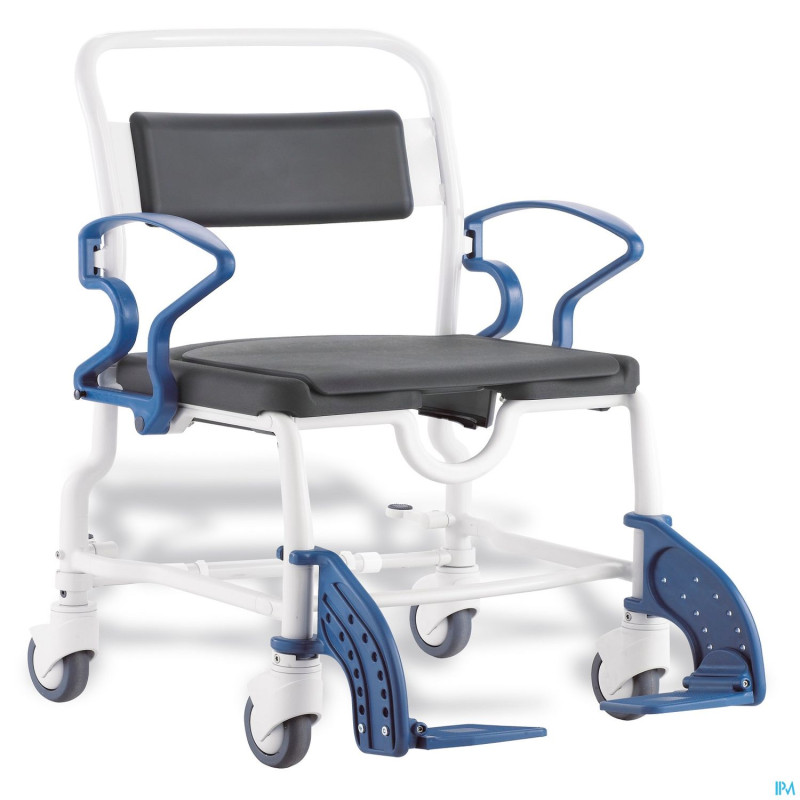 Atlanta chaise 175kg gris-bleu