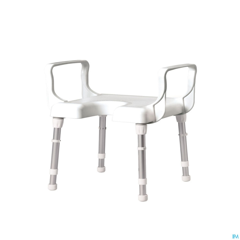 Cannes chaise douche 130kg accoudoirs