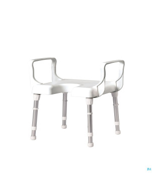 Cannes chaise douche 130kg accoudoirs