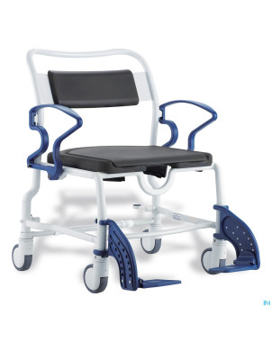 Dallas chaise 200kg gris-bleu