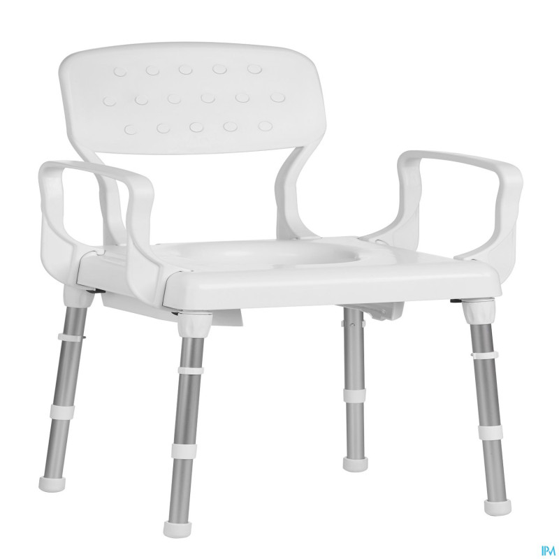 Lyon chaise toilette 130kg accoudoirs dossier