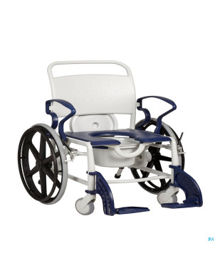 Miami chaise 150kg 24pouces assise bleue gris-bleu