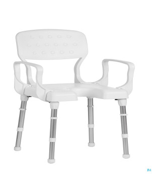 Nizza chaise douche 130kg accoudoirs dossier