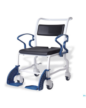 Oslo chaise 150kg gris-bleu