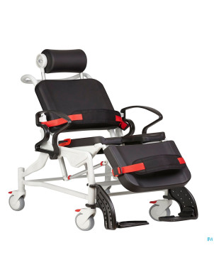 Phoenix chaise 150 assise noire ouverte gris-noir