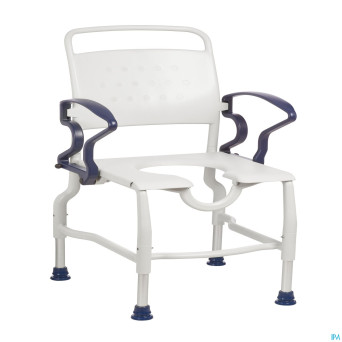 Zwickau chaise 130kg gris-bleu