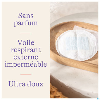 Lansinoh coussinets allait. jet. blue lock core 24