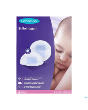 Lansinoh coussinets allait. jet. blue lock core 60