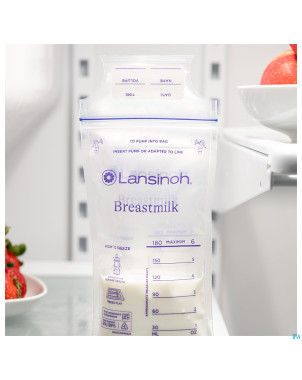 Lansinoh sachet conservation lait maternel50 40056
