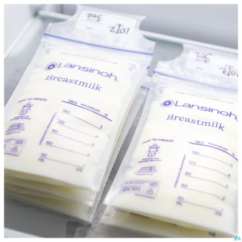 Lansinoh sachet conservation lait maternel50 40056