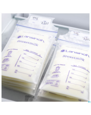 Lansinoh sachet conservation lait maternel50 40056