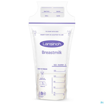 Lansinoh sachet conservation lait maternel25 99205