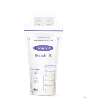 Lansinoh sachet conservation lait maternel25 99205
