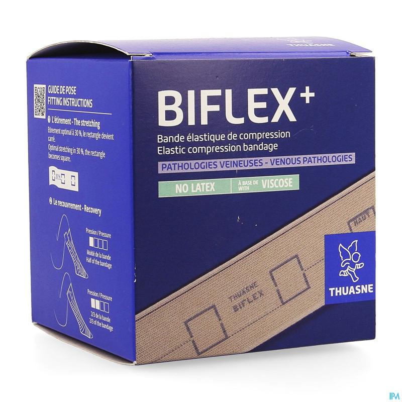 Thuasne biflex 16+ legere etalonnee beige 8cmx3m