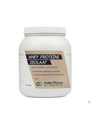 Whey proteine isolaat chocolat    900g deba