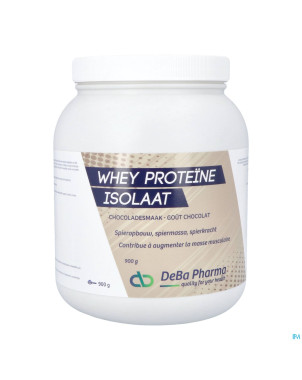 Whey proteine isolaat chocolat    900g deba