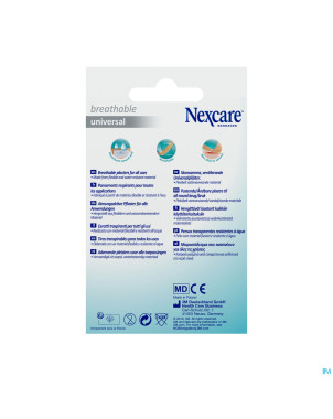 Nexcare 3m breath.univ.19x72mm strips 20 n0320ns-0
