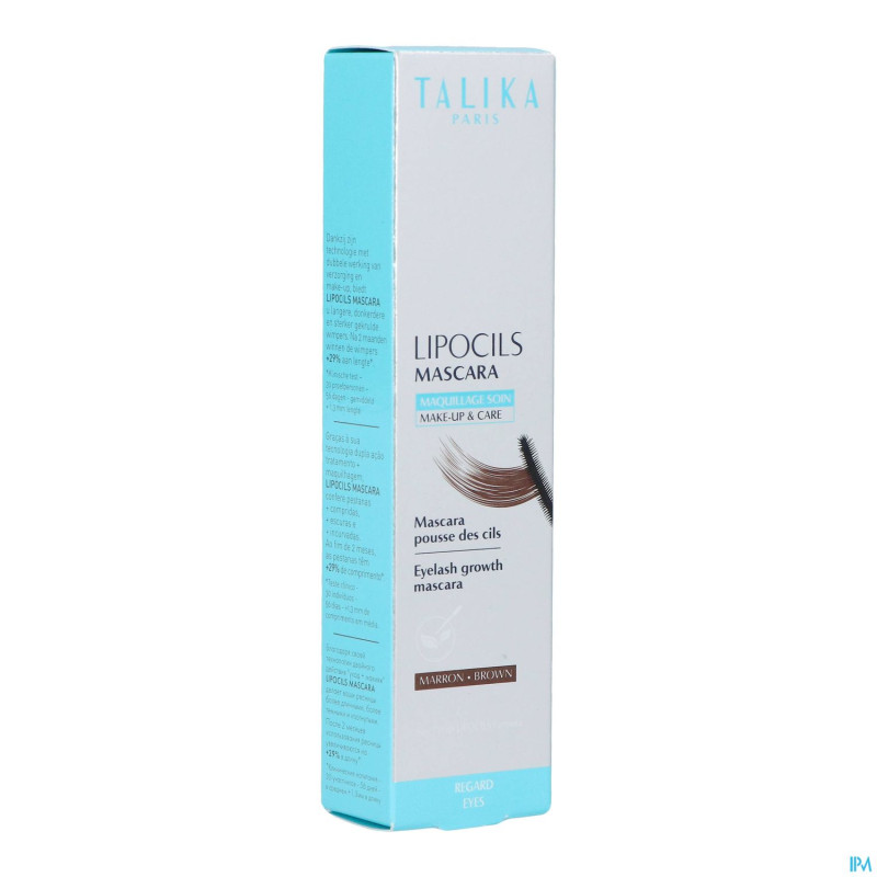 Talika lipocils mascara marron 10ml