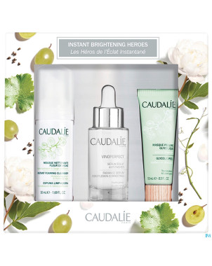 Caudalie coffret vinoperfect heros eclat instante