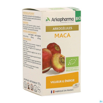 Arkogelules maca bio    caps 40
