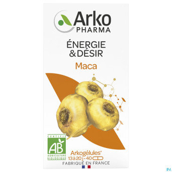 Arkogelules maca bio    caps 40