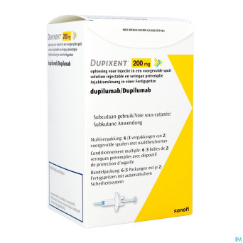 Dupixent 200mg sol inj ser preremplie 3x2 200mg
