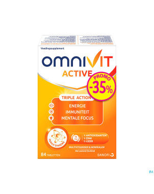 Omnivit active 40mg    comp 84 promo -35%