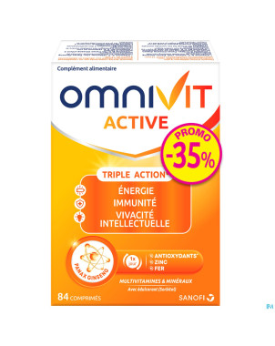 Omnivit active 40mg    comp 84 promo -35%